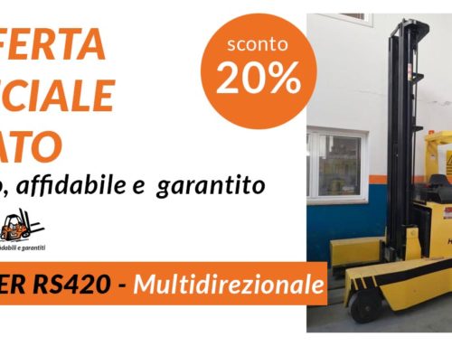 Offerta speciale Usato – Hyster RS420 carrello multidirezionale