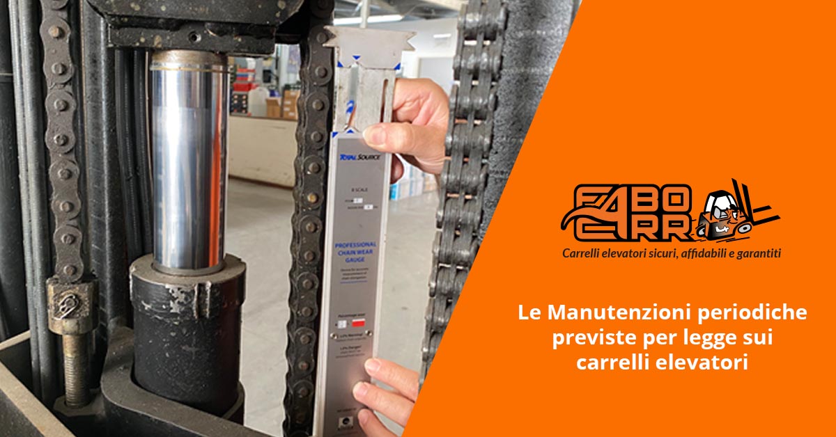 manutenzioni previste per legge carrelli elevatori