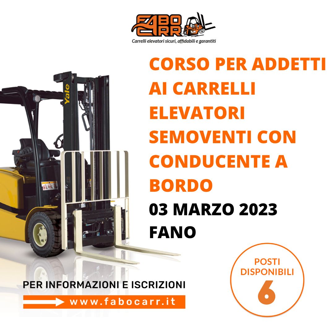 corso aggiornamento carrelli elvatori