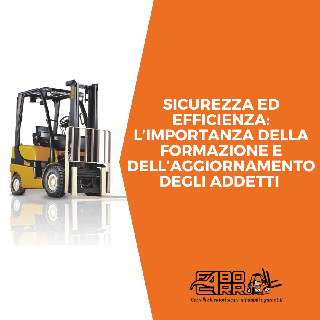 sicurezza ed efficienza addetti carrelli elevatori