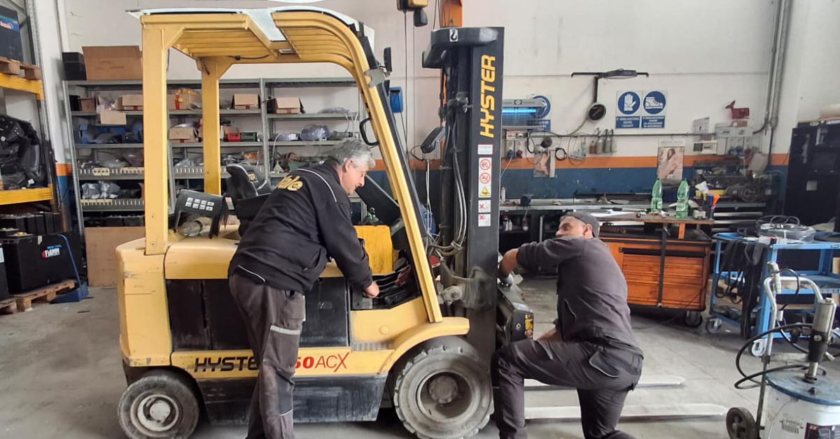 manutenzione preventiva carrelli elevatori